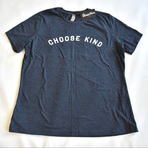 NWT Large Dark Blue Graphic T-shirt